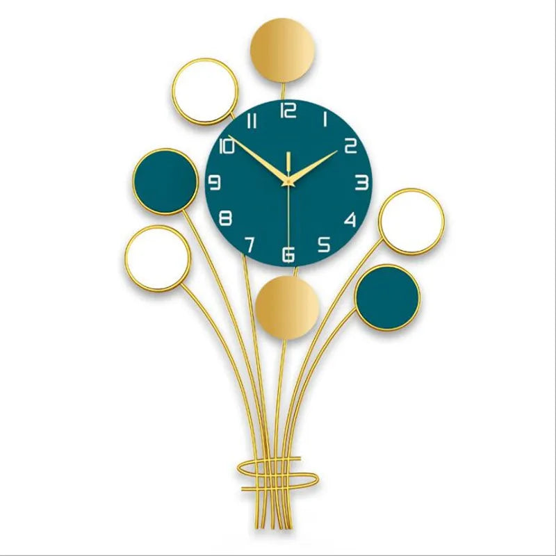 Large Balloon Wall Clocks for Living Room, Modern Design, Big Classic Office Wall Watch, Luxury Brief Iron Clock, Home Decor